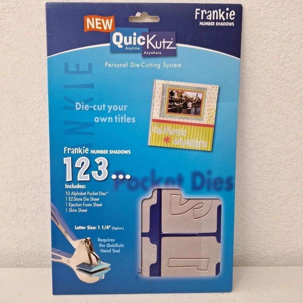 NEW SEALED Vintage QuicKutz FRANKIE 1 1/4